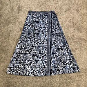 Indigo Maxi Skirt